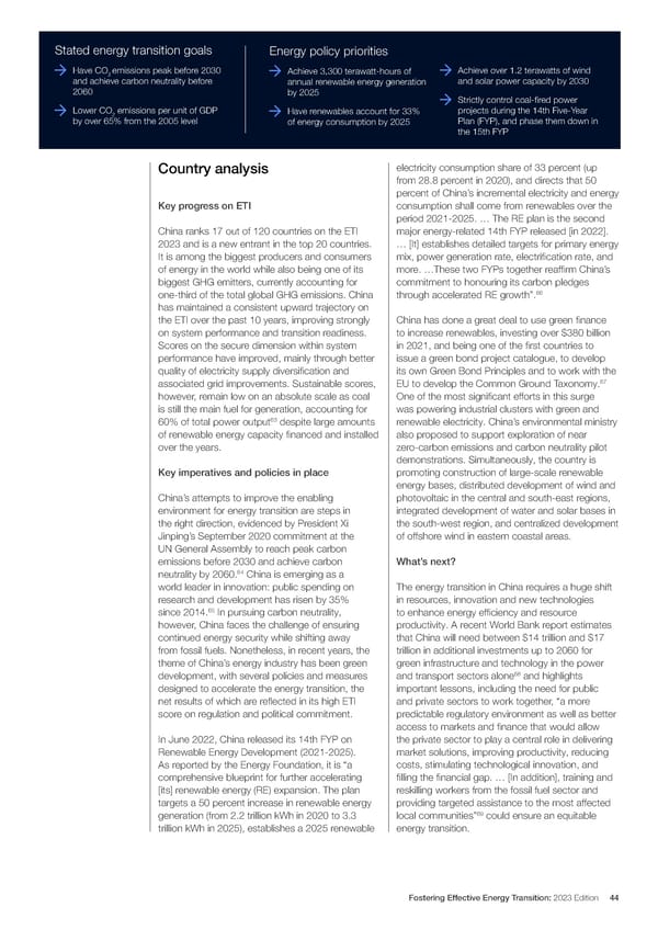 Fostering Effective Energy Transition 2023 - Page 44