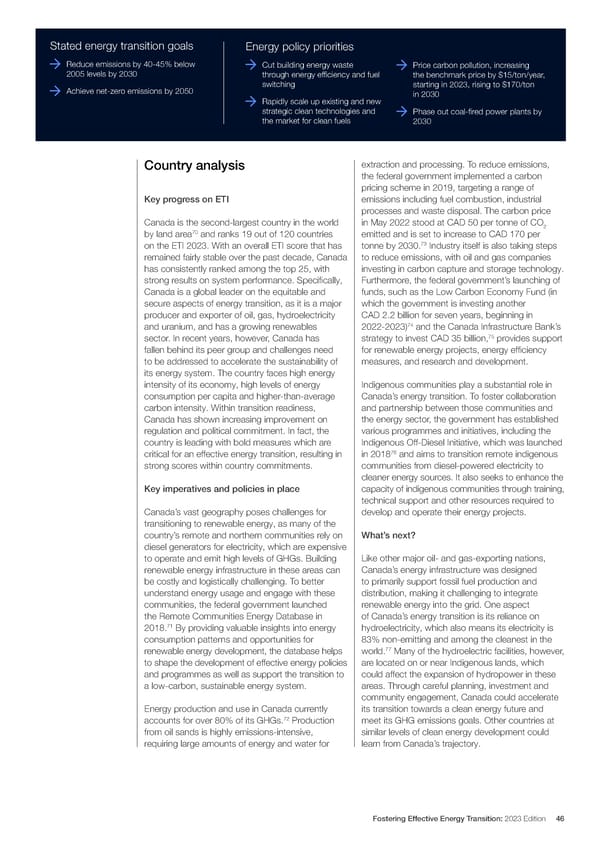 Fostering Effective Energy Transition 2023 - Page 46