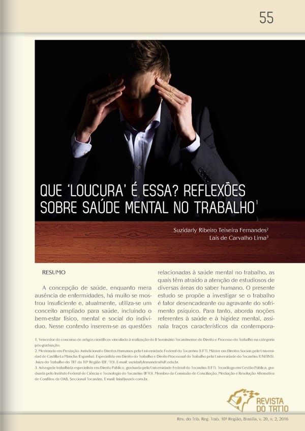 Revista do TRT 10 V. 20 n. 2 2016 - Page 55