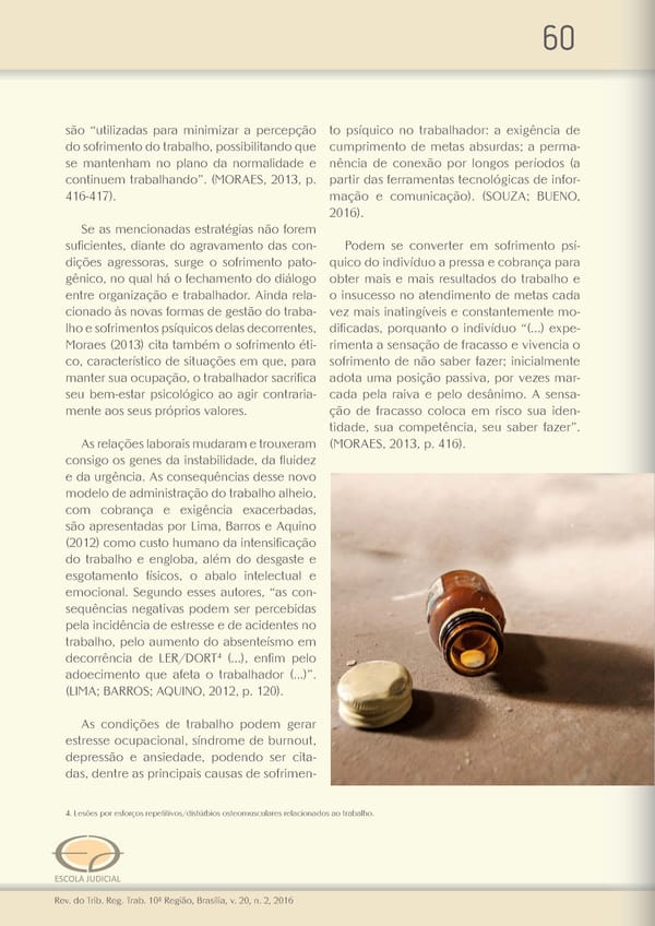 Revista do TRT 10 V. 20 n. 2 2016 - Page 60