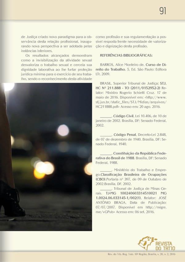 Revista do TRT 10 V. 20 n. 2 2016 - Page 91