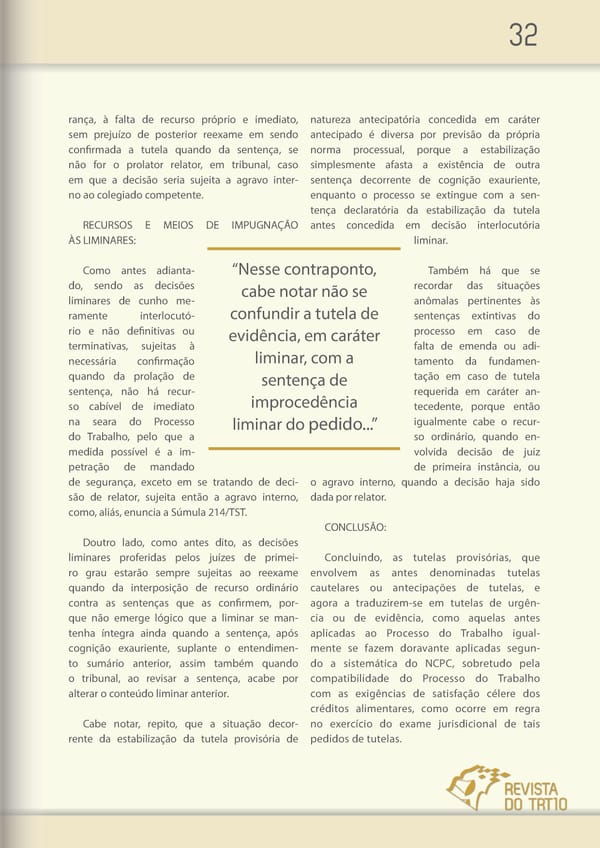 Revista TRT 10 v. 20 n. 1 - Page 31