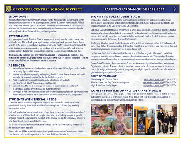 CCSD 2023-2024 Calendar & Parent Guide - Page 4
