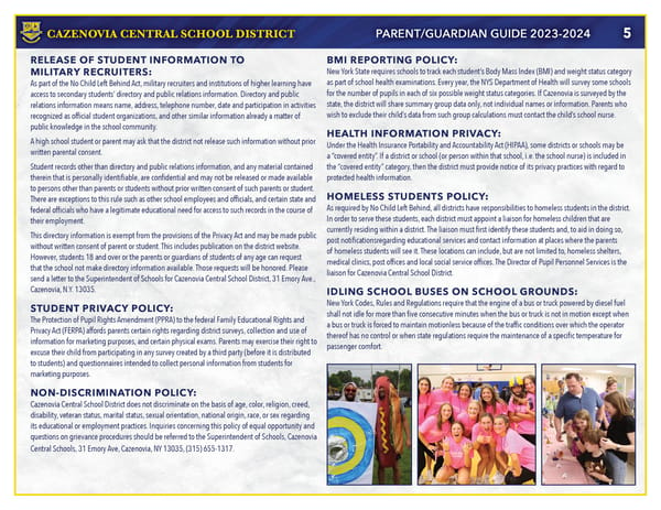 CCSD 2023-2024 Calendar & Parent Guide - Page 6