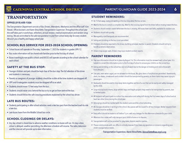 CCSD 2023-2024 Calendar & Parent Guide - Page 7