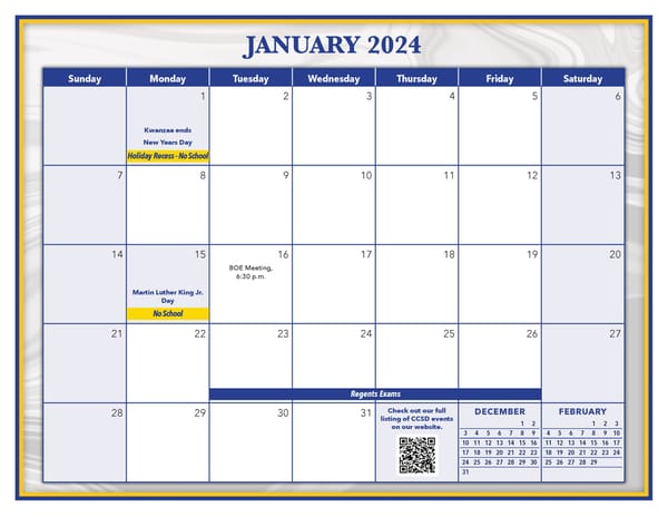 CCSD 2023-2024 Calendar & Parent Guide - Page 17