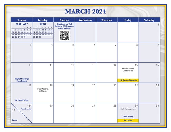 CCSD 2023-2024 Calendar & Parent Guide - Page 21