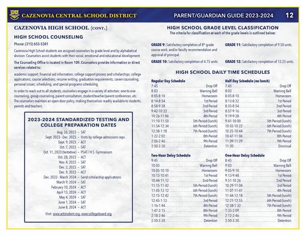 CCSD 2023-2024 Calendar & Parent Guide - Page 35