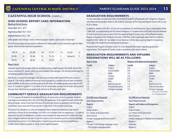 CCSD 2023-2024 Calendar & Parent Guide - Page 36