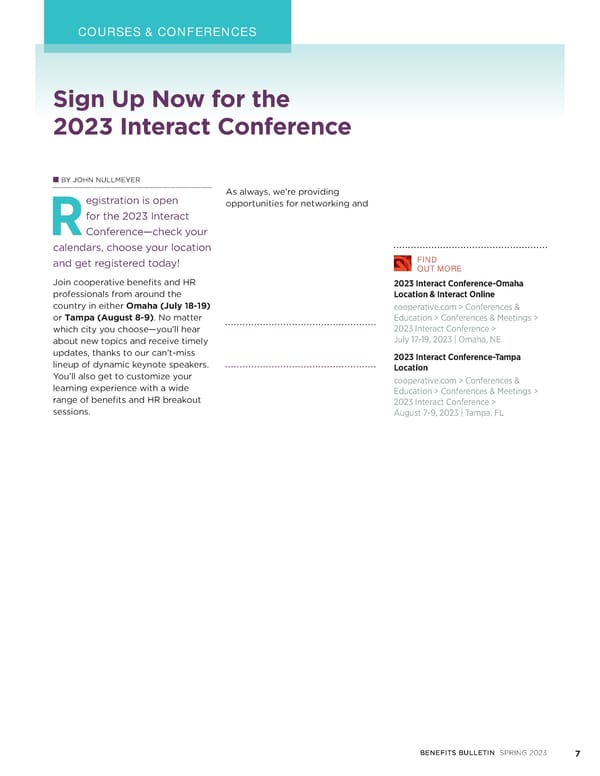 Benefits Bulletin | NRECA - Page 7