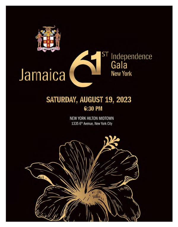 Jamaica Independence Gala NY Journal 2023 - Page 3
