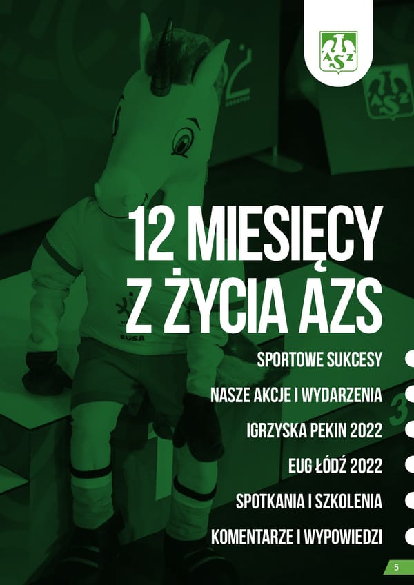 Kronika AZS 2022 - Page 5