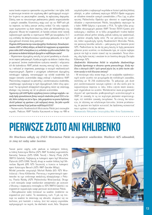 Kronika AZS 2022 - Page 13