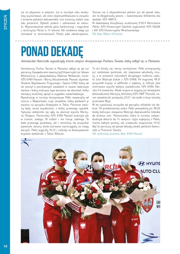 Kronika AZS 2022 - Page 14