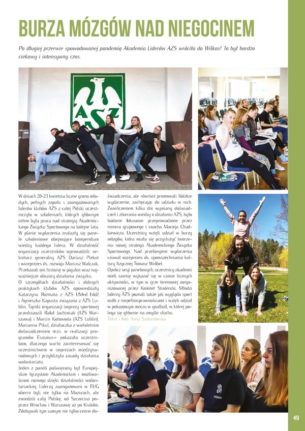 Kronika AZS 2022 - Page 49