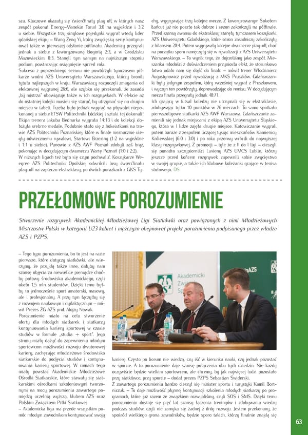 Kronika AZS 2022 - Page 63