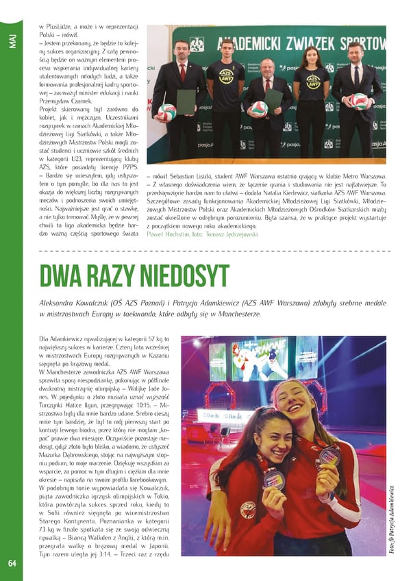 Kronika AZS 2022 - Page 64