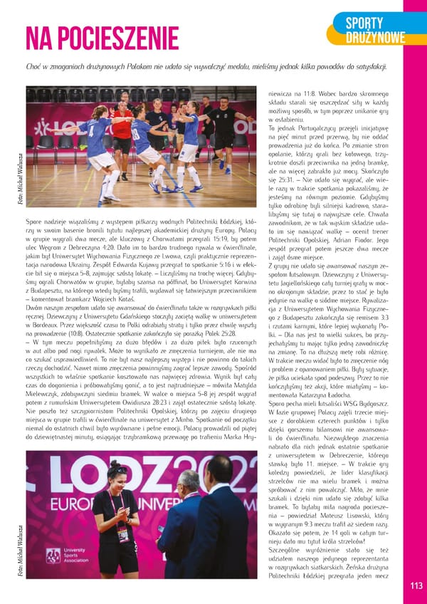 Kronika AZS 2022 - Page 113