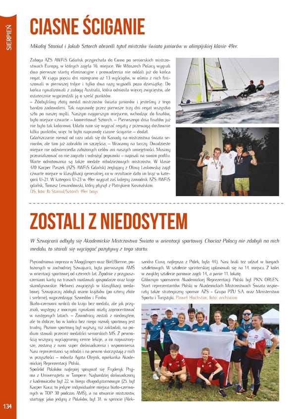 Kronika AZS 2022 - Page 134