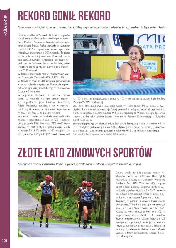 Kronika AZS 2022 - Page 156