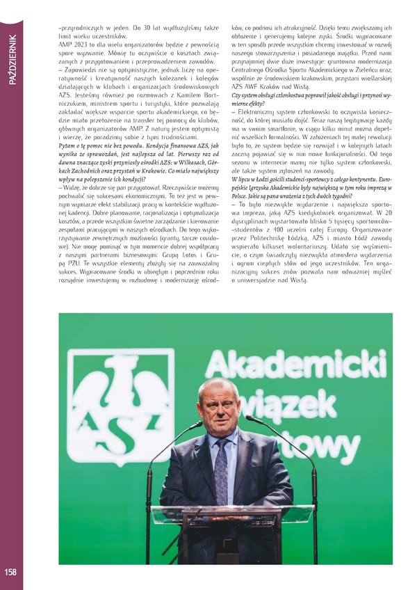 Kronika AZS 2022 - Page 158