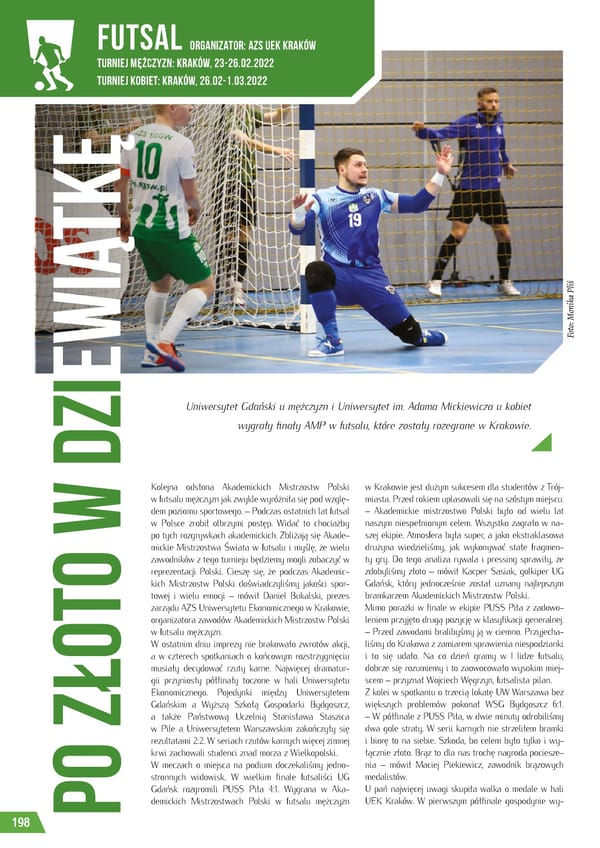 Kronika AZS 2022 - Page 198