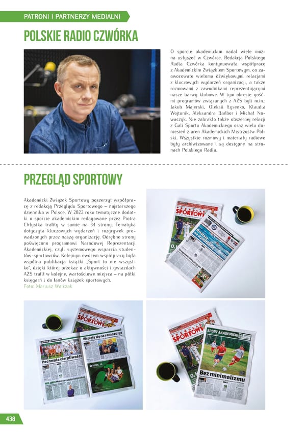 Kronika AZS 2022 - Page 438