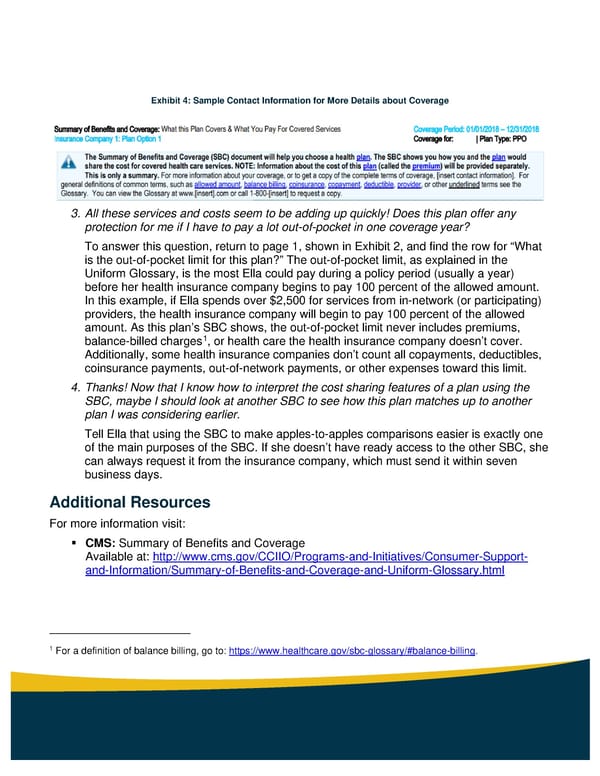 Understanding the Summary of Benefits and Coverage (SBC) - Page 7