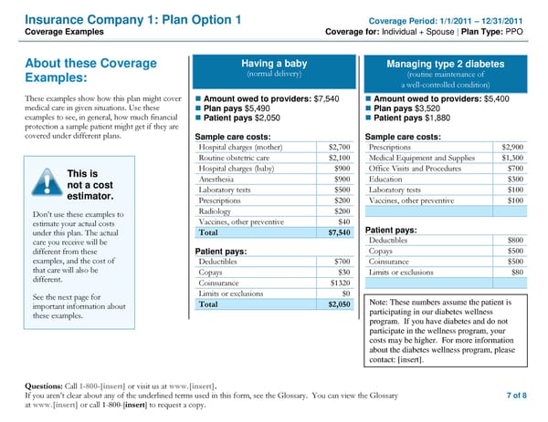 Insurance Plan Sample - Page 7
