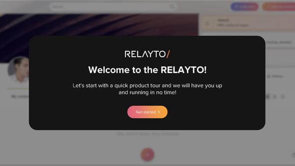 RELAYTO Product Demo Tour - Page 1