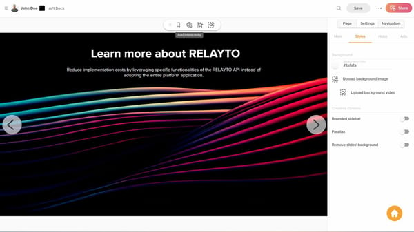 RELAYTO Product Demo Tour - Page 20