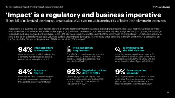 The FinTech Impact Report: Working through the world’s to-do list - Page 11