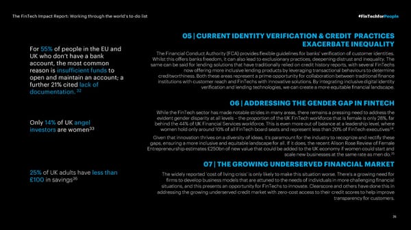 The FinTech Impact Report: Working through the world’s to-do list - Page 26