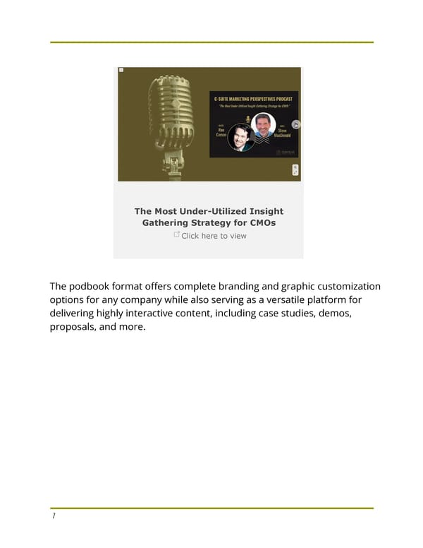 Thought Leadership & Sales Podcasting Services - Page 7