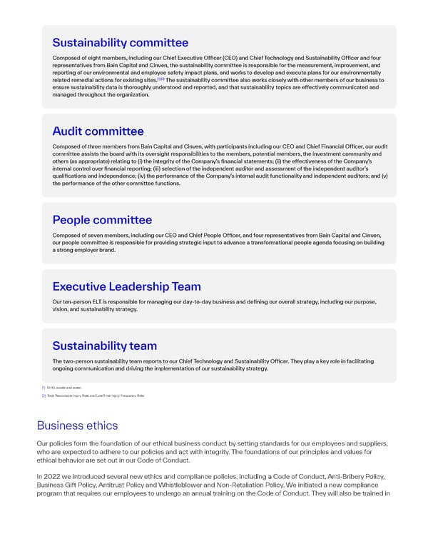 2022 Sustainability Report | The Power of Science & Sustainability - Page 11