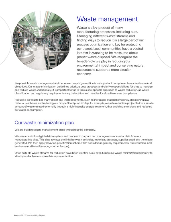 2022 Sustainability Report | The Power of Science & Sustainability - Page 20