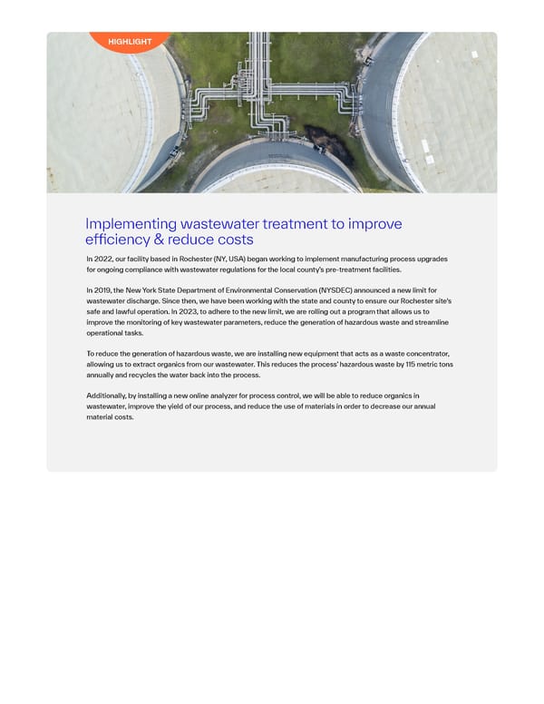 2022 Sustainability Report | The Power of Science & Sustainability - Page 23