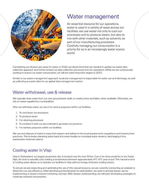 2022 Sustainability Report | The Power of Science & Sustainability - Page 24