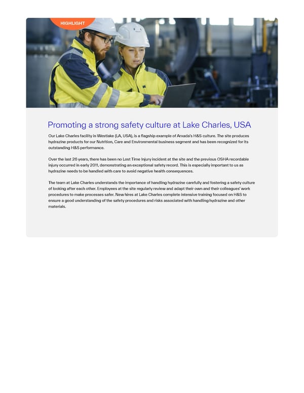 2022 Sustainability Report | The Power of Science & Sustainability - Page 43