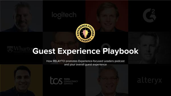 Podcast Promotion & Guest Experience - Page 1