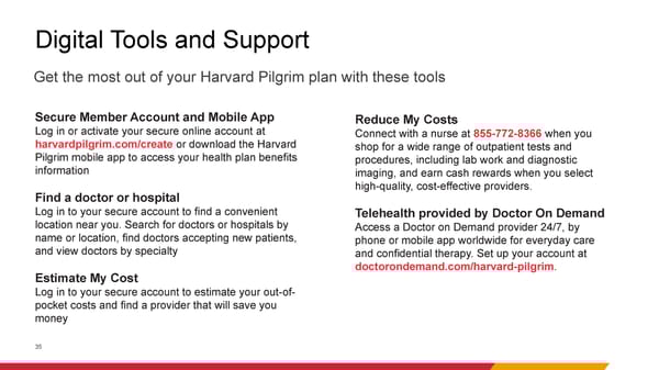 HPHC Additional Resources - Page 35