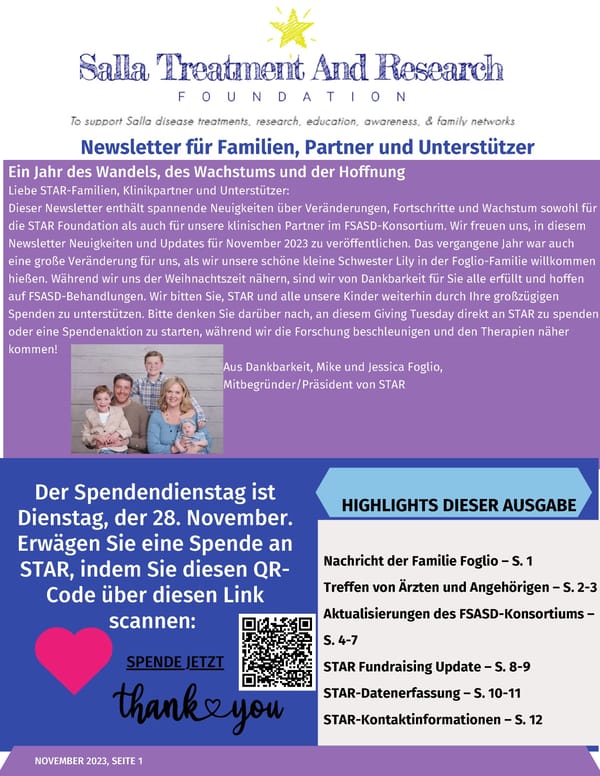 STAR newsletter final  GERMAN - Page 1