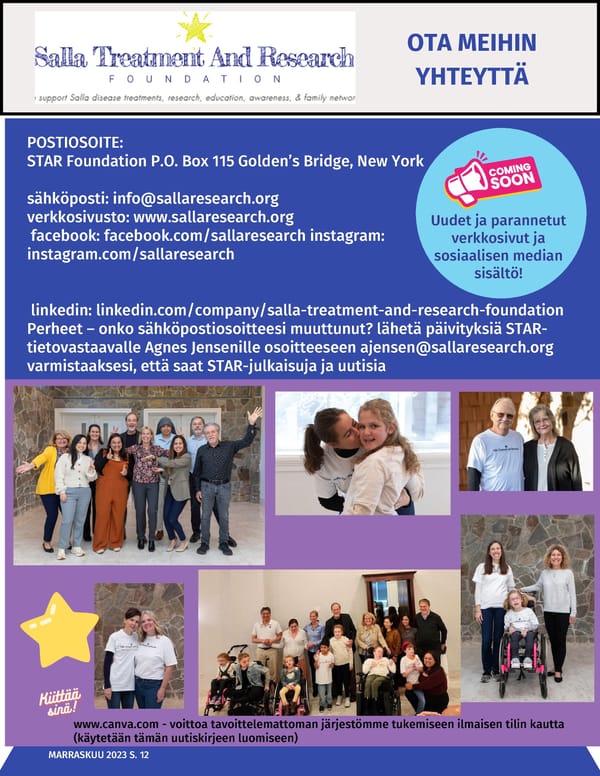  STAR newsletter Finnish - Page 12