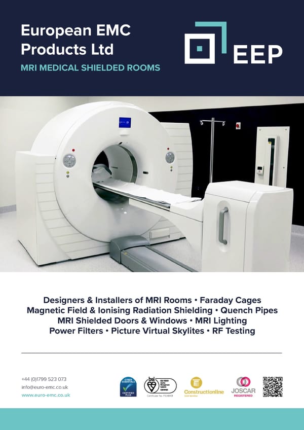 European EMC Products Ltd - MRI Medical Shielded Rooms - Page 1