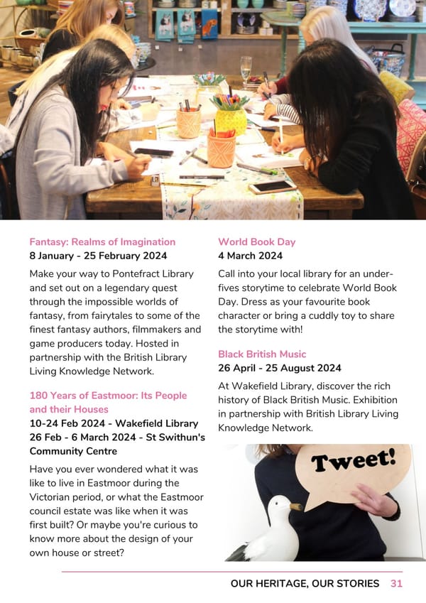 Our Year Programme 1 January-June 2024 (Doorstep Discoveries) - Page 31