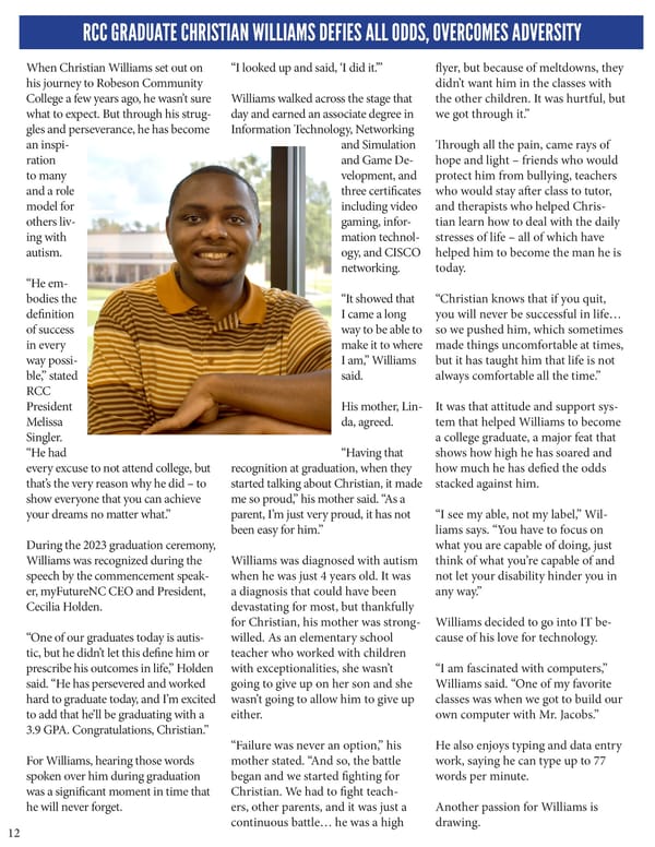 RCC's 1st edition of SOAR Magazine - Page 14