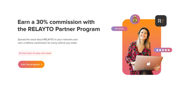 RELAYTO Affiliate Partner Program (PartnerStack) - Page 1