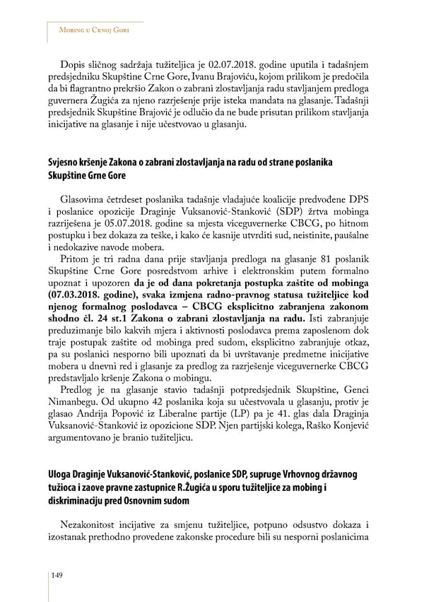 Mobing u Crnoj Gori: slučaj Irene Radović - Page 4