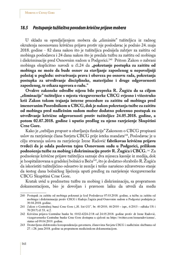 Mobing u Crnoj Gori: slučaj Irene Radović - Page 16