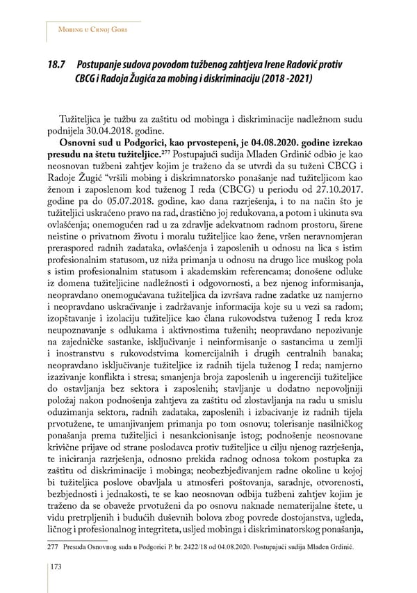 Mobing u Crnoj Gori: slučaj Irene Radović - Page 28